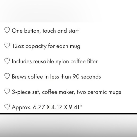 Sanrio Hello Kitty Coffee Maker Gift Set wtih 2 Mugs new in box - Picture 2 of 2